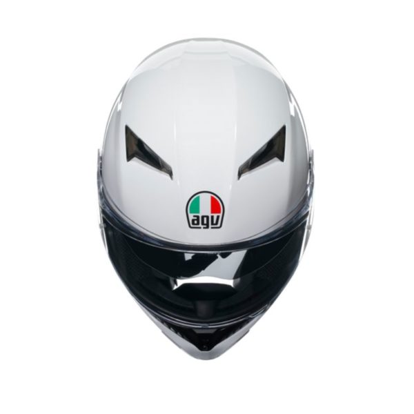 CASCO AGV K3 E2206 MONO SETA WHITE