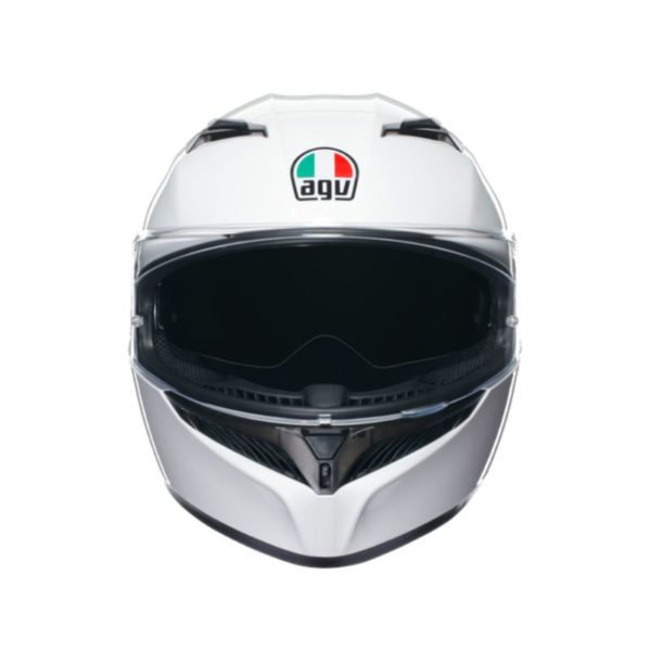 CASCO AGV K3 E2206 MONO SETA WHITE