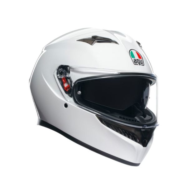 CASCO AGV K3 E2206 MONO SETA WHITE