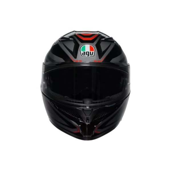 CASCO AGV K3 MPLK SYTH BLACK RED