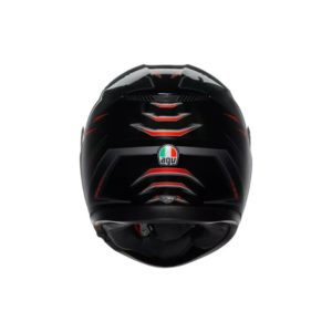 CASCO AGV K3 MPLK SYTH BLACK RED