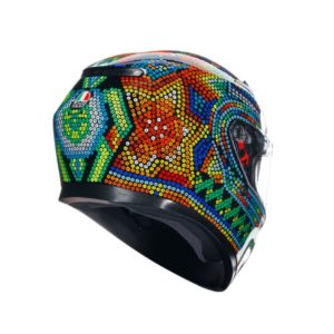 CASCO AGV K3 E2206 ROSSI WINTER TEST 2018