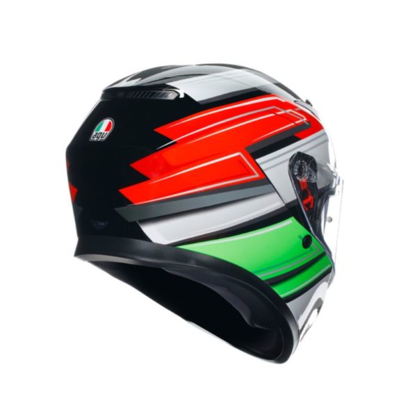 CASCO AGV K3 E2206 WING BLACK ITALY