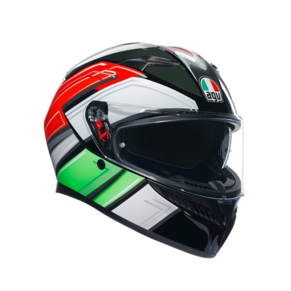 CASCO AGV K3 E2206 WING BLACK ITALY