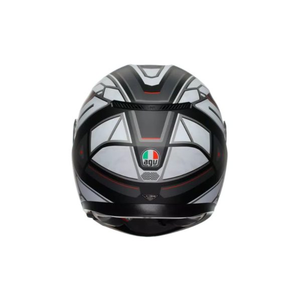 CASCO AGV K3 MPLK RIVIA MATT BLACK WHITE