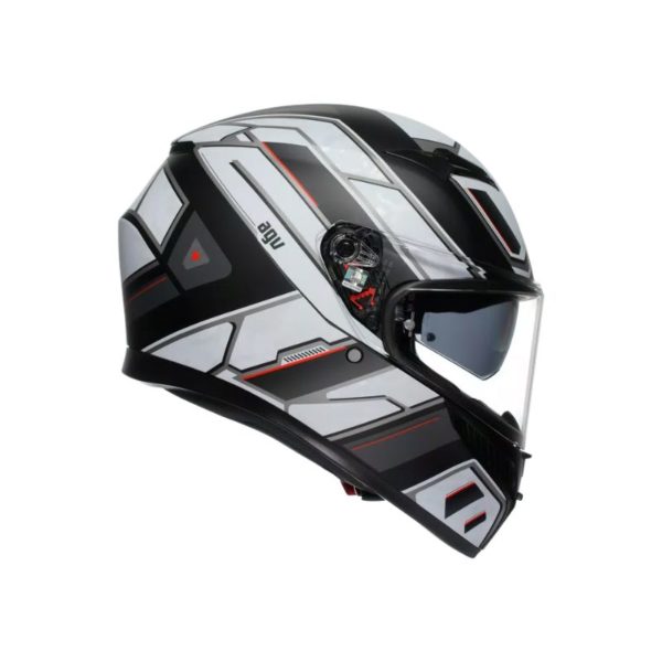 CASCO AGV K3 MPLK RIVIA MATT BLACK WHITE