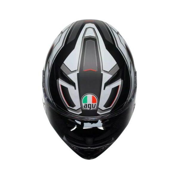 CASCO AGV K3 MPLK RIVIA MATT BLACK WHITE