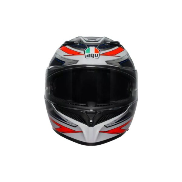 CASCO AGV K3 MPLK SPACE MATT WHITE RED FLUO