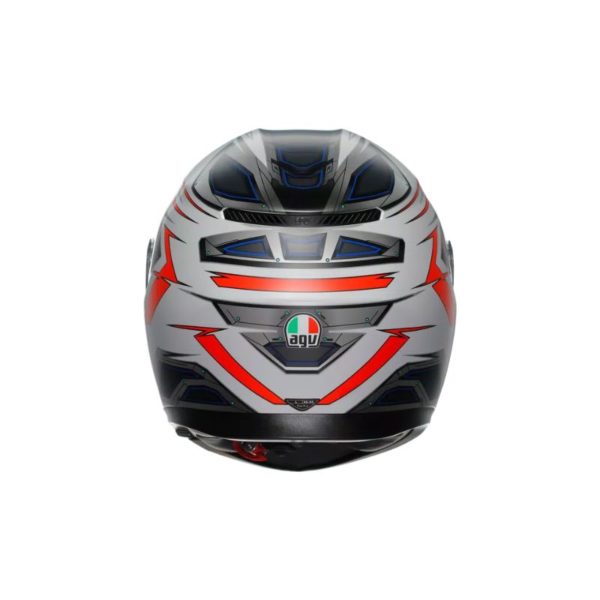 CASCO AGV K3 MPLK SPACE MATT WHITE RED FLUO