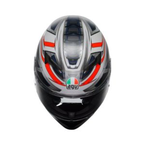 CASCO AGV K3 MPLK SPACE MATT WHITE RED FLUO
