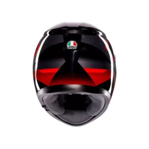 CASCO AGV K3 MPLK STRIGA BLACK GREY RED