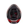 CASCO AGV K3 MPLK STRIGA BLACK GREY RED - Imagen 3