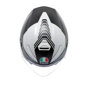 Casco AGV K5 JET EVO E2206 CONTROL MATT BLACK WHITE