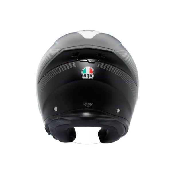 Casco AGV K5 JET EVO E2206 CONTROL MATT BLACK WHITE