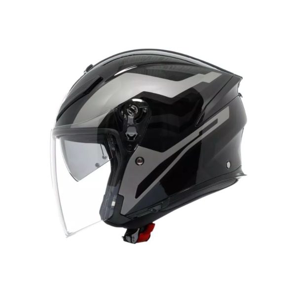 Casco AGV K5 JET EVO E2206 TUNE GREY BLACK