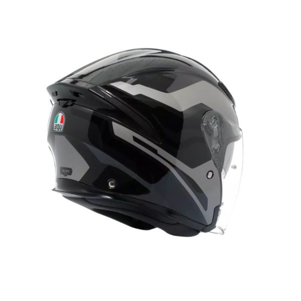 Casco AGV K5 JET EVO E2206 TUNE GREY BLACK