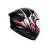 CASCO AGV K6 S E2206 MPLK KARVE MATT BLACK WHITE RED - Imagen 5