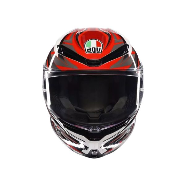 CASCO AGV K6 S E2206 MPLK 
REEVAL WHITE RED GREY