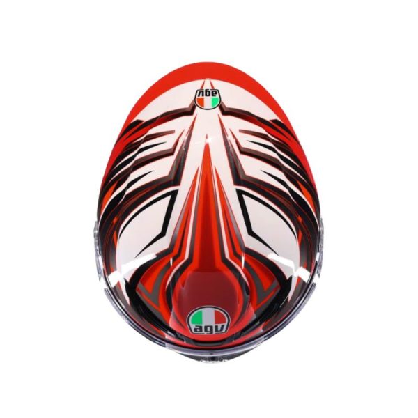 CASCO AGV K6 S E2206 MPLK 
REEVAL WHITE RED GREY