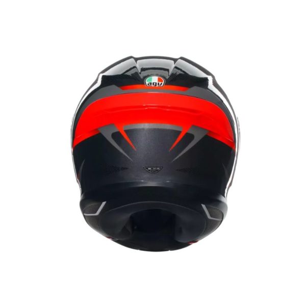 CASCO AGV K6 S E2206 MPLK 
SLASHCUT BLACK GREY RED