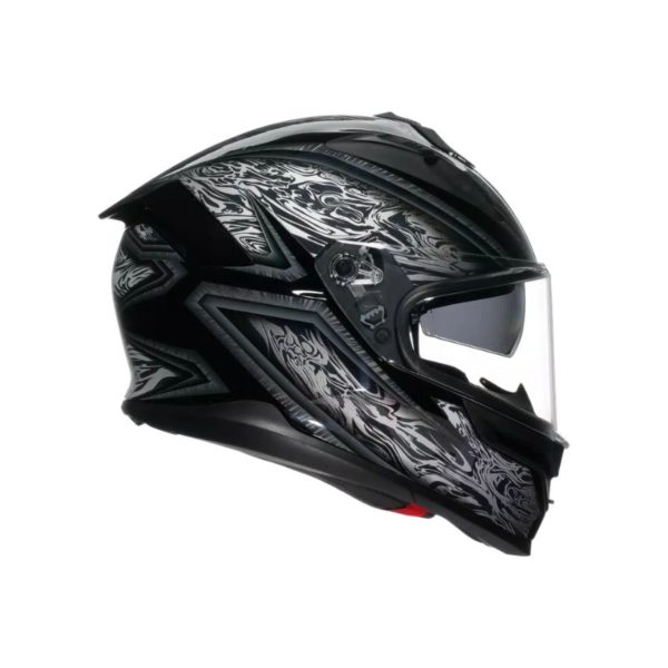 CASCO AGV K7 E2206 MPLK DAMASCUS BLACK SILVER