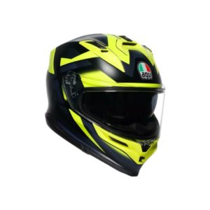 CASCO AGV K7 E2206 MPLK GLIMPSE MATT BLACK YELLOW FLUO