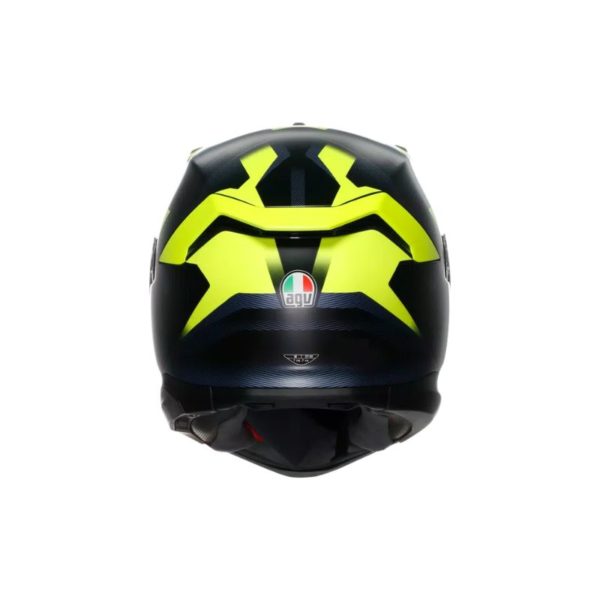 CASCO AGV K7 E2206 MPLK GLIMPSE MATT BLACK YELLOW FLUO