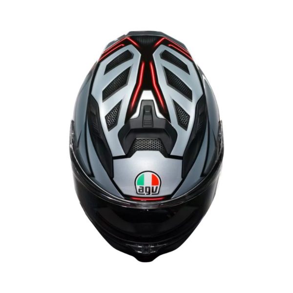 CASCO AGV K7 E2206 MPLK JAEGER BLACK SILVER