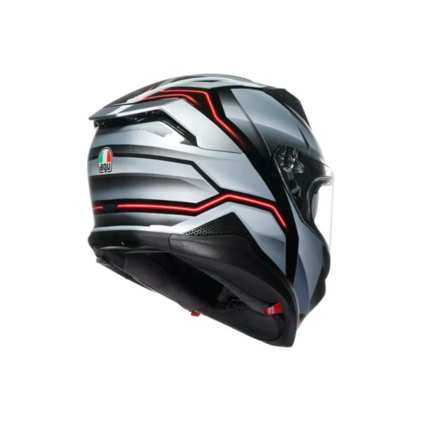 CASCO AGV K7 E2206 MPLK JAEGER BLACK SILVER