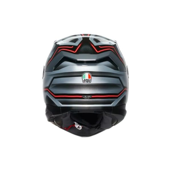 CASCO AGV K7 E2206 MPLK JAEGER BLACK SILVER