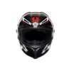 CASCO AGV PISTA GP RR AGV E2206 DOT MPLK PERFORMANTE CARBON RED - Imagen 6