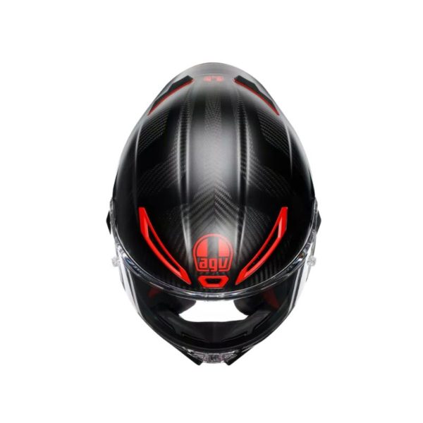 CASCO AGV PISTA PISTA GP RR AGV E2206 DOT MPLK INTREPIDO MATT CARBON BLACK RED