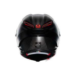 CASCO AGV PISTA PISTA GP RR AGV E2206 DOT MPLK INTREPIDO MATT CARBON BLACK RED