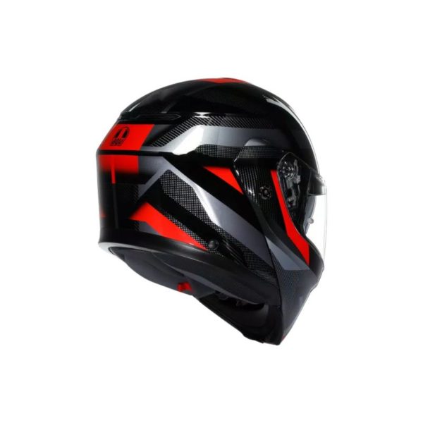 Casco AGV STREETMODULAR E2206 MPLK LEDRO BLACK RED