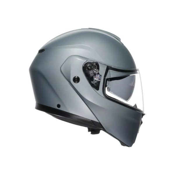 Casco AGV STREETMODULAR E2206 MPLK MONO MATT SILVER