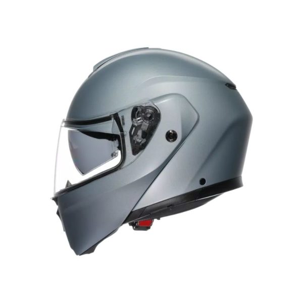 Casco AGV STREETMODULAR E2206 MPLK MONO MATT SILVER