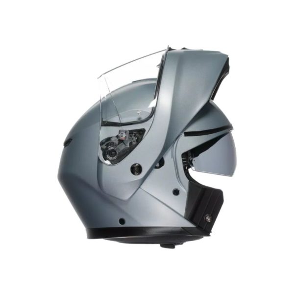 Casco AGV STREETMODULAR E2206 MPLK MONO MATT SILVER