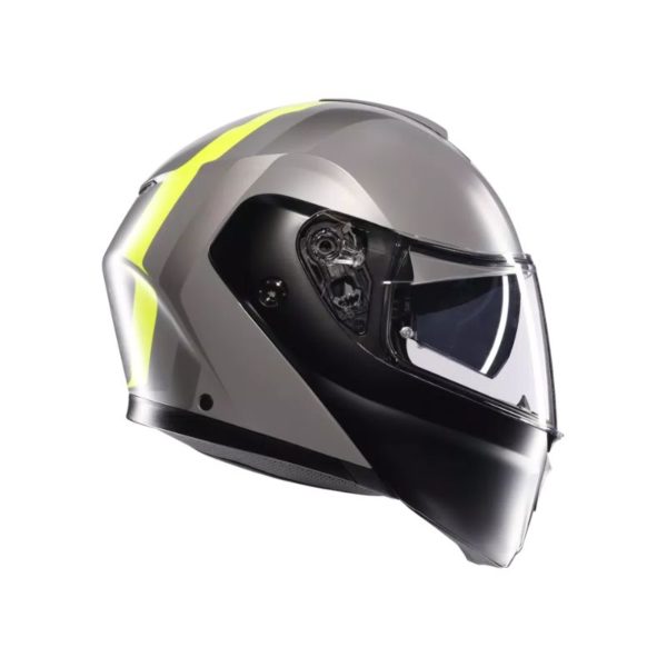 Casco AGV STREETMODULAR E2206 MPLK RESIA MATT GREY BLACK YEL FLUO