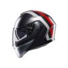 Casco AGV STREETMODULAR E2206 MPLK RESIA MATT GREY SILVER RED - Imagen 4