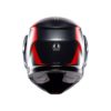 Casco AGV STREETMODULAR E2206 MPLK RESIA MATT GREY SILVER RED - Imagen 5
