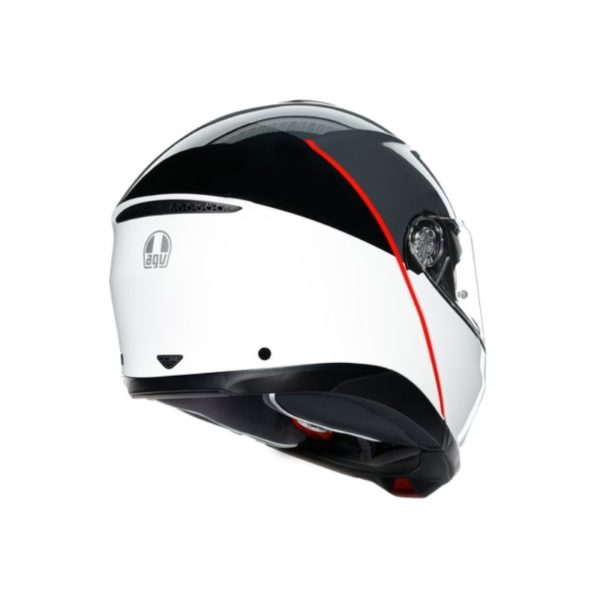 CASCO AGV TOURMODULAR  BALANCE WHITE GREY RED