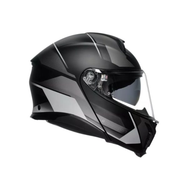 CASCO AGV TOURMODULAR E2206 MULTI MPLK PERCEPTION MATT BLACK SILVER