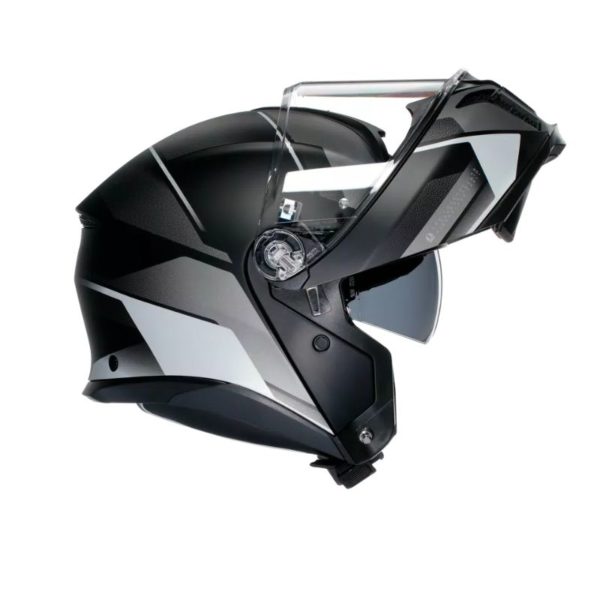 CASCO AGV TOURMODULAR E2206 MULTI MPLK PERCEPTION MATT BLACK SILVER