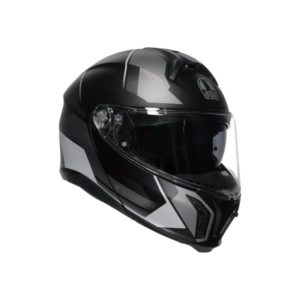 CASCO AGV TOURMODULAR E2206 MULTI MPLK PERCEPTION MATT BLACK SILVER