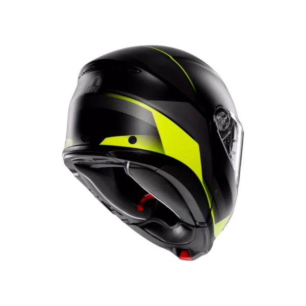 CASCO AGV TOURMODULAR E2206 MULTI MPLK PERCEPTION MATT BLACK YEL FLUO