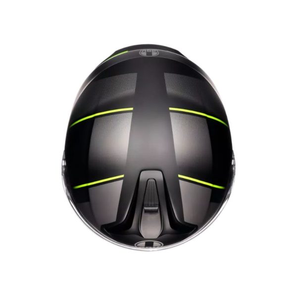 CASCO AGV TOURMODULAR E2206 MULTI MPLK PERCEPTION MATT BLACK YEL FLUO