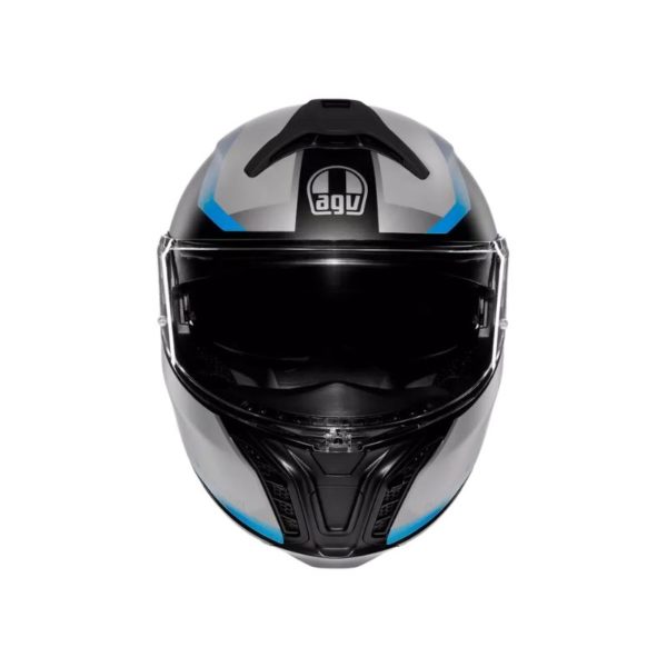 CASCO AGV TOURMODULAR E2206 MULTI MPLK STRAY MATT BLACK GREY BLUE