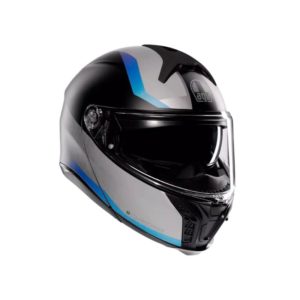 CASCO AGV TOURMODULAR E2206 MULTI MPLK STRAY MATT BLACK GREY BLUE