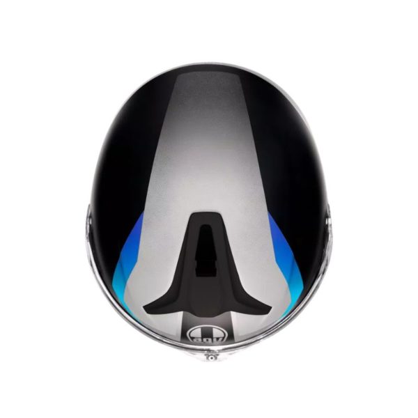 CASCO AGV TOURMODULAR E2206 MULTI MPLK STRAY MATT BLACK GREY BLUE