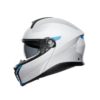 CASCO AGV TOURMODULAR  FREQUENCY LIGHT GREY BLUE - Imagen 8